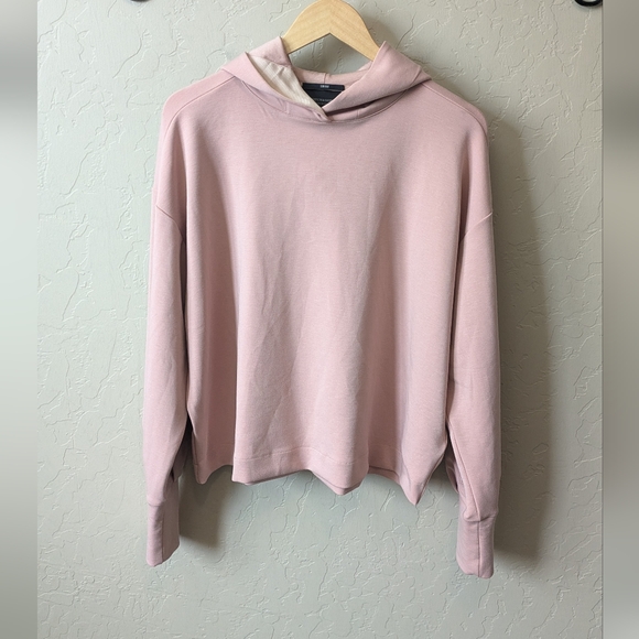 Scotch & Soda Dropped Shoulder Light Pink Hoodie - Picture 4 of 10
